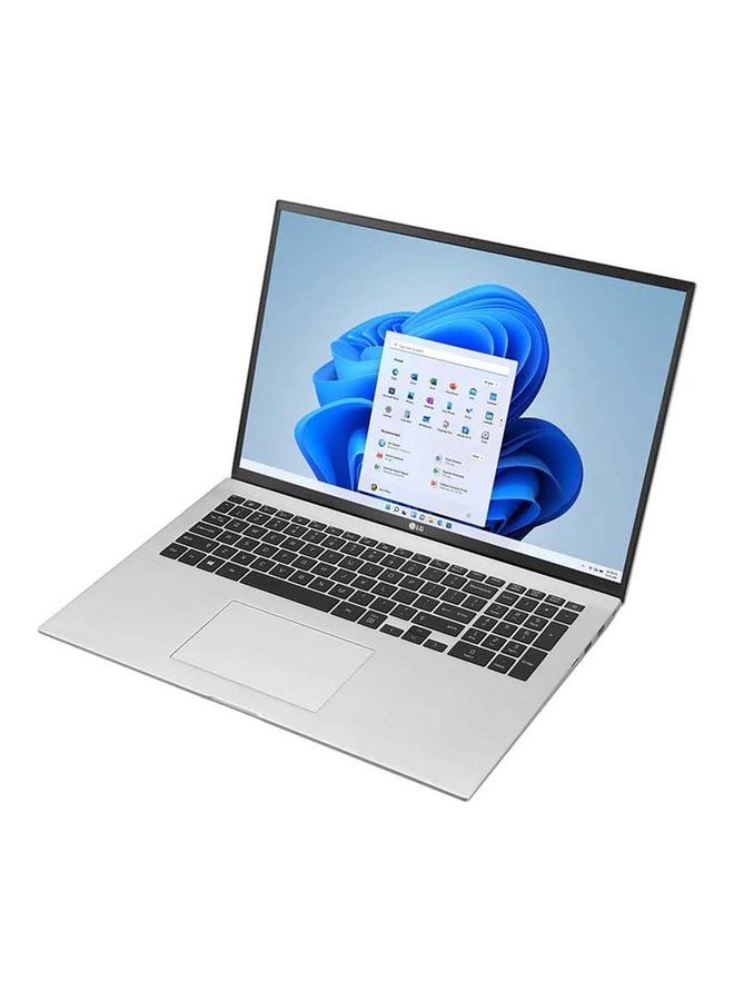 إل جي - كمبيوتر جرام بشاشة مقاس 17 بوصة بدقةٍ عالية الوضوح رباعية، ومعالج كور i7-1165G7 من الجيل 11، وذاكرة رام سعة 16 جيجابايت، ومحرك أقراص SSD سعة 1 تيرابايت، وبطاقة رسومات إنتل أيريس XE english_arabic فضي - Image 1