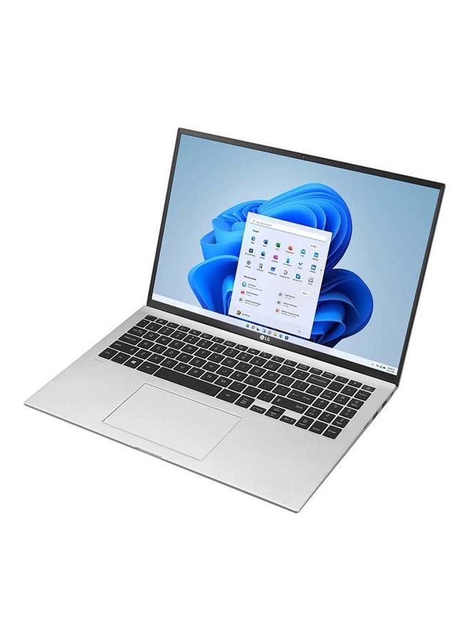 إل جي - لابتوب جرام بشاشة مقاس 16 بوصة بدقة رباعية عالية الوضوح ومعالج كور i7-1165G7 من الجيل الحادي عشر/ ذاكرة رام سعة 16 جيجابايت/ محرك أقراص SSD سعة 1 تيرابايت/ بطاقة رسومات إنتل أيريس XE/ نظام تشغيل ويندوز 10 هوم (64 بت) الإنجليزية/العربية فضي - Image 1
