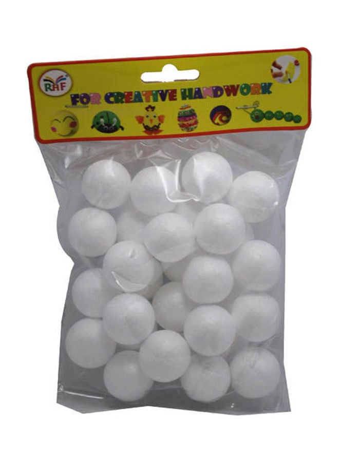 Ball Foam White