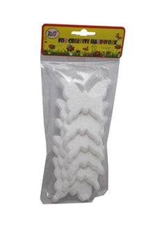 Simba 6 Psc Butterfly Foam White 