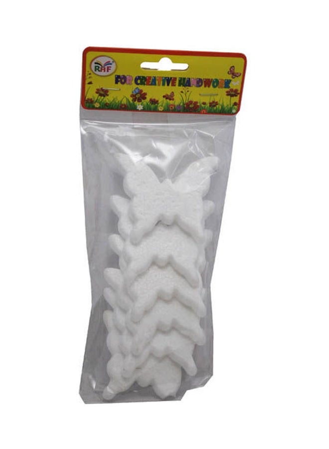 سيمبا 6 Psc Butterfly Foam White