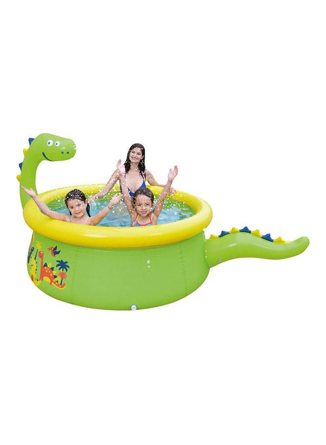 Jilong Avenli Round Kiddie Pool Dinosaur 3D Spray Pool 1.75x62cm  - Image 1