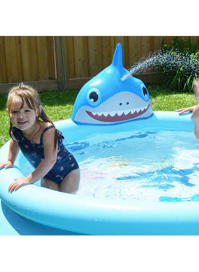 Jilong Sunclub Spray Shark Inflatable Indoor And Outdoor Pool 6.75x 18.5cm  - Image 2