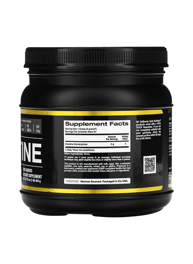California Gold Nutrition - Creatine Monohydrate Dietary Supplement - Image 1
