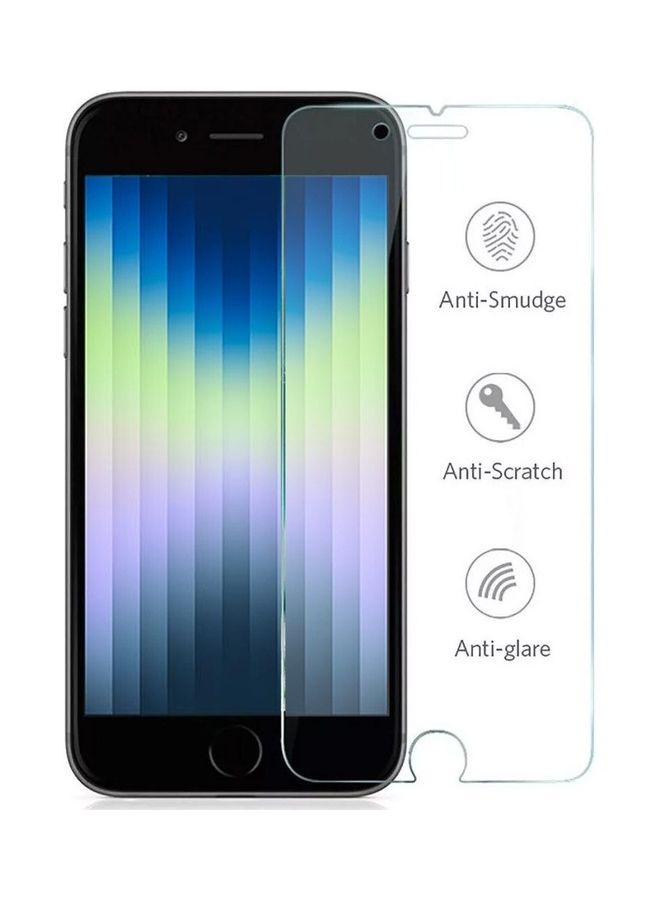 MARGOUN 3-Pack Apple iPhone SE 2022 (SE 3rd Generation) Premium Screen Protector Tempered Glass 4.7 inch Clear  - Image 3