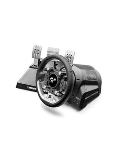 THRUSTMASTER Thrustmaster T-GT II - Racing Wheel with 3 Magnetic Pedal Set, (PS5, PS4, PC)  - Image 1