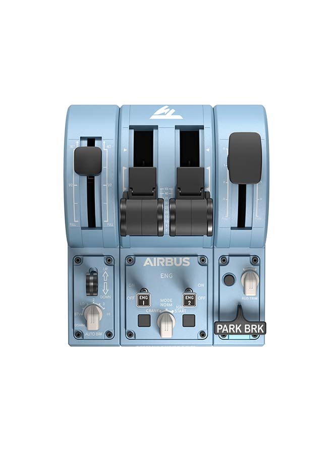 THRUSTMASTER - Thrustmaster TCA Quadrant Add-On Airbus Edition - Add on for TCA Quadrant - for PC - Image 1