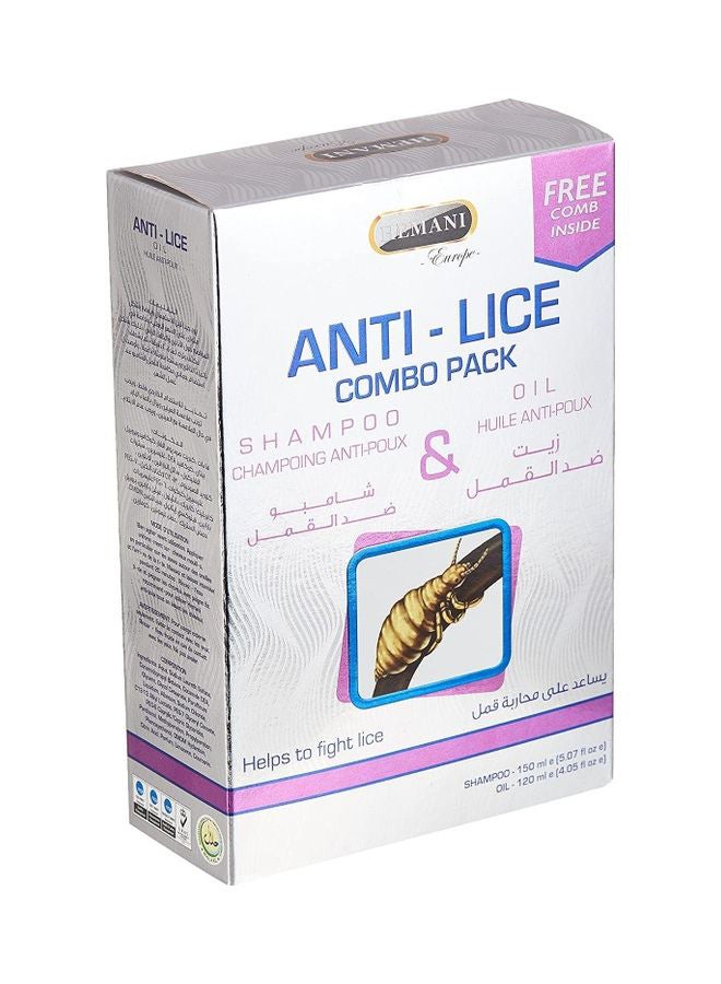HEMANI - Anti Lice Shampoo and Oil Combo Pack 150+100ml - Image 1