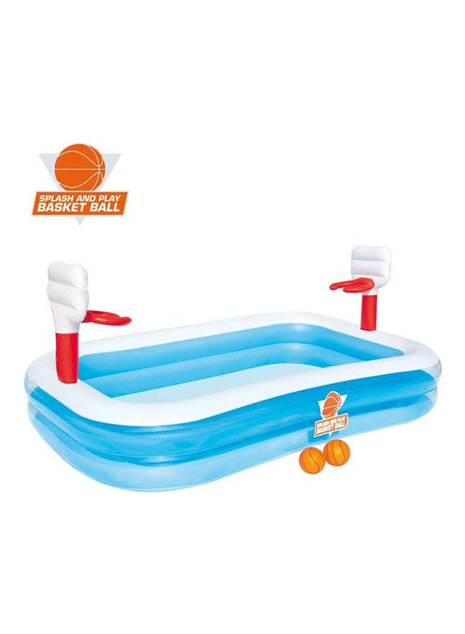 Bestway Basketball Inflatable Play Pool 9 X 6feet 