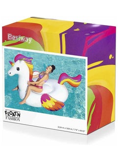 Bestway Unicorn-Shaped Inflatable Ride-On Float  - Image 2