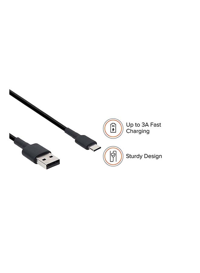 Xiaomi Mi Braided USB Type-C Cable Black - Image 3