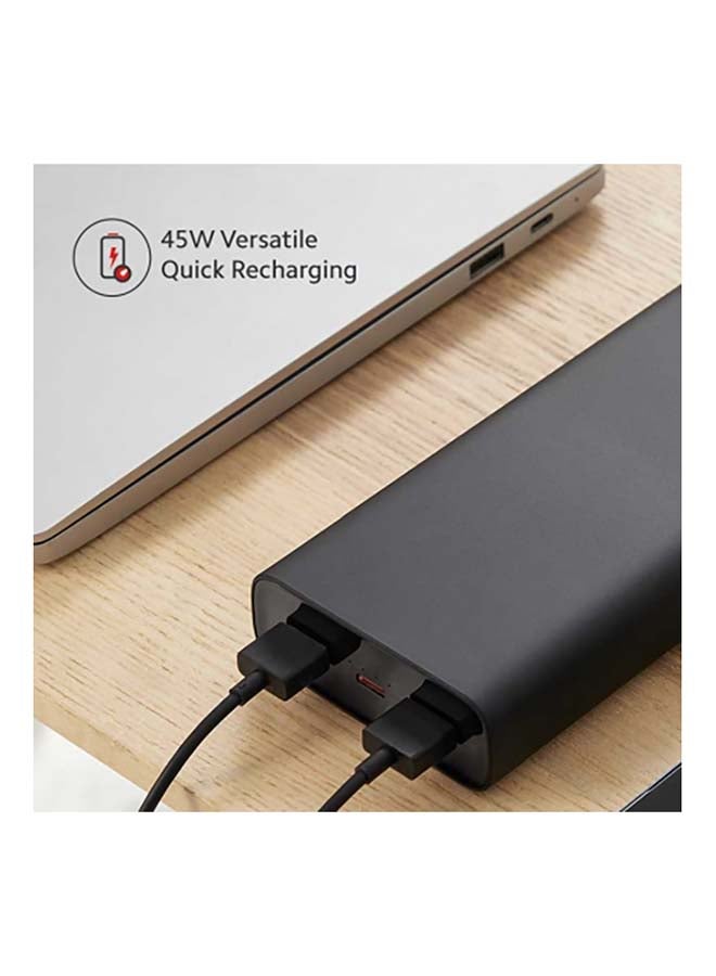 Xiaomi - Mi 50W 20000 mAh Power Bank Black - Image 1