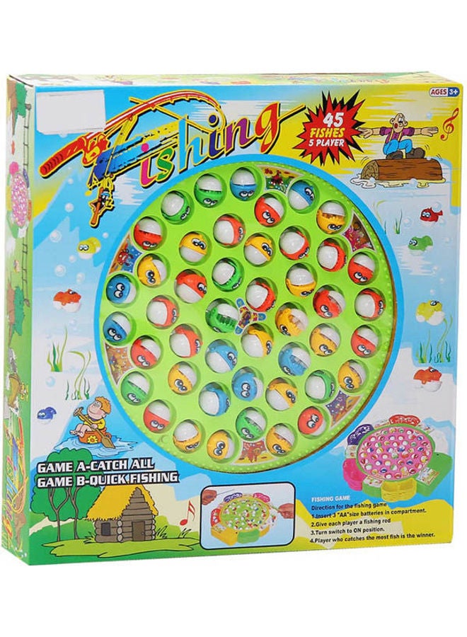 45-Pieces Fishing Game Set