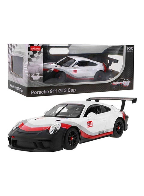 Rc Porsche 911 Gt3 Cup 1:14 With Remote Control Multicolour