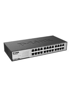 D-Link 24-Port Unmanaged Ethernet Switch Black  - Image 1