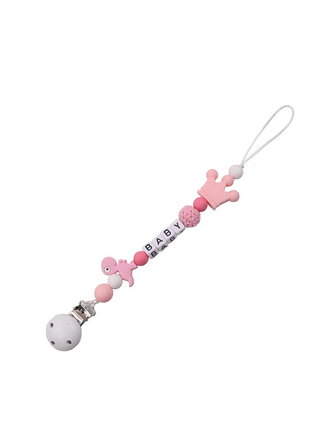 Baby Silicone Pacifier Teething Clip Holder Chain for Feeding With Food Grade PP Material and BPA Free-Assorted - Image 3