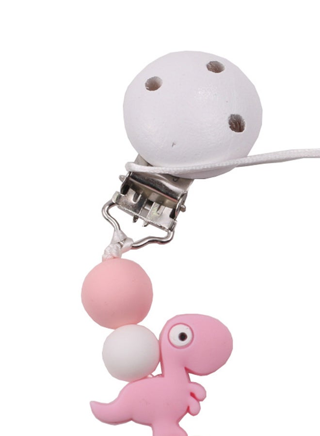 Baby Silicone Pacifier Teething Clip Holder Chain for Feeding With Food Grade PP Material and BPA Free-Assorted - Image 2