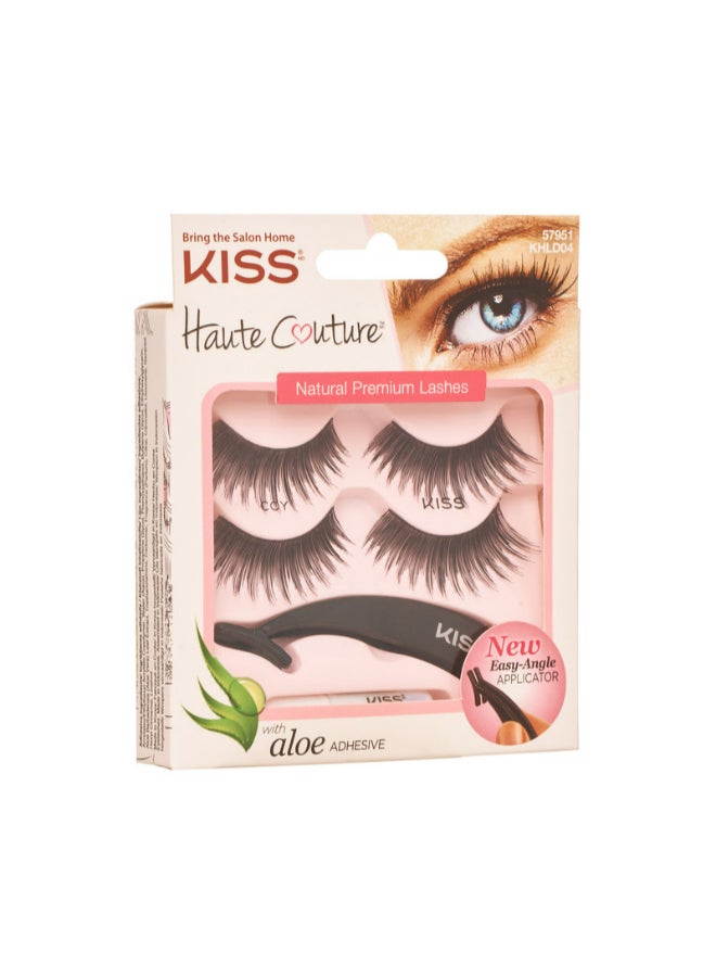 KISS - Haute Couture Eyelashes Duo Pack With Applicator Multicolour - Image 1