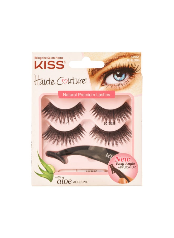 KISS - Haute Couture Eyelashes Duo Pack With Applicator Multicolour - Image 1