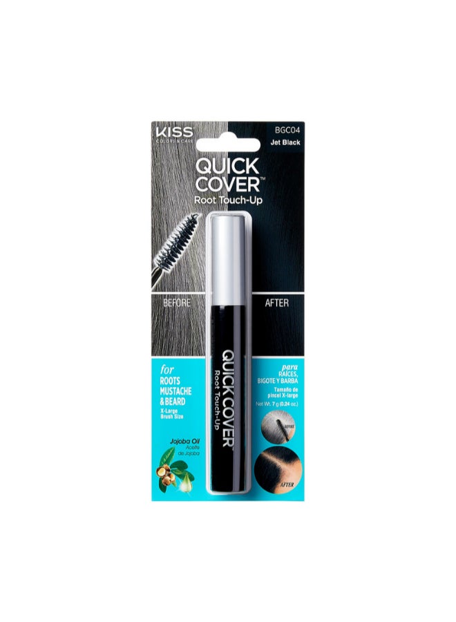KISS Quick Cover Root Touch Up Jet Black 7grams  - Image 1