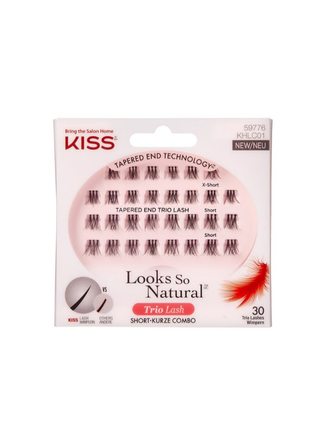 KISS - 30-Piece Haute Couture Short Combo Trio Eyelashes Black - Image 1