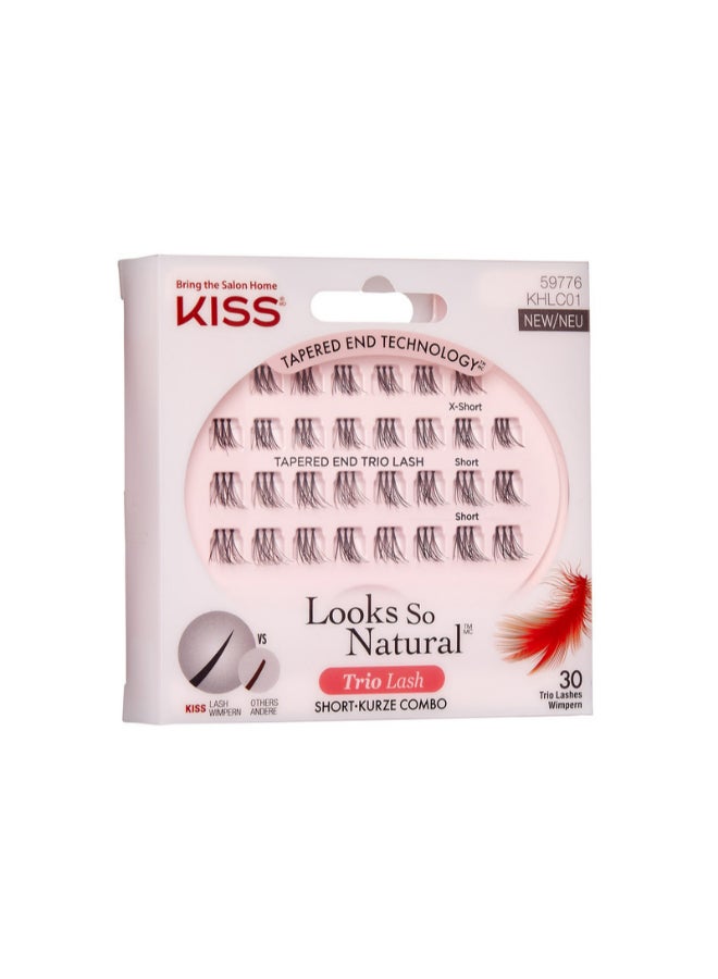 KISS - 30-Piece Haute Couture Short Combo Trio Eyelashes Black - Image 1