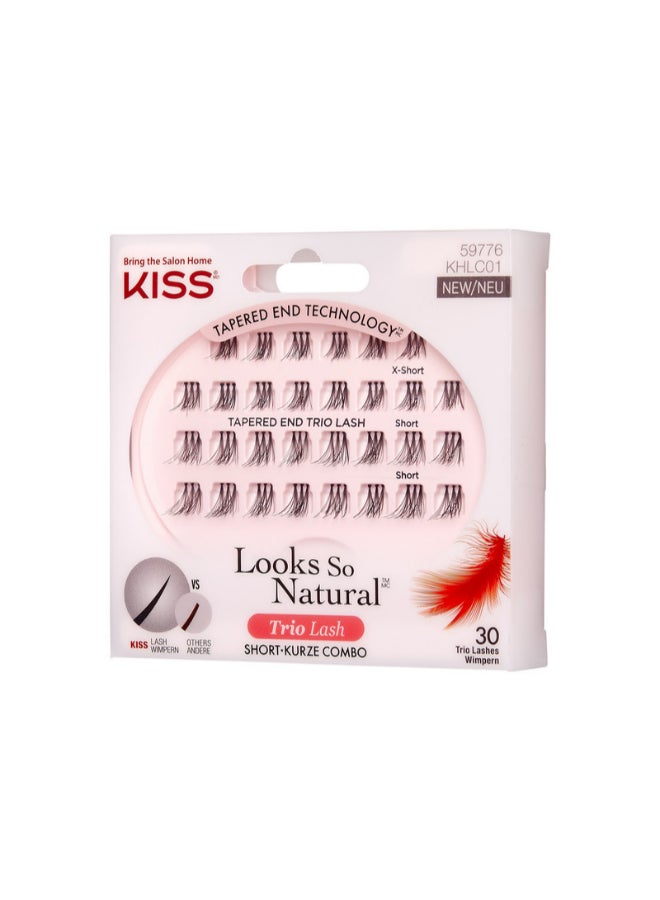 KISS - 30-Piece Haute Couture Short Combo Trio Eyelashes Black - Image 1