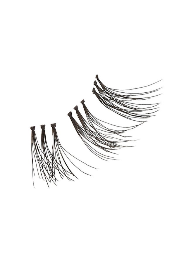 KISS - Haute Couture Trio Eye Lashes Medium KHLC02 Black - Image 1