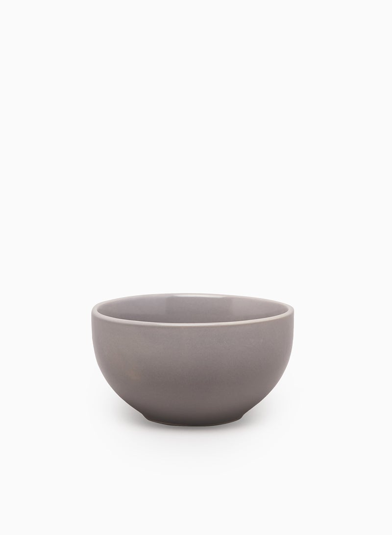 Noon East 18-Piece Stoneware Dinner Set Plates, Dishes, Bowls, Serves 6 Medium Grey  - Image 4