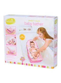 Mastela Hammock Type Design Deluxe Non-Slip Secure Foldable Baby Bather Bathing Booster Seat  - Image 5