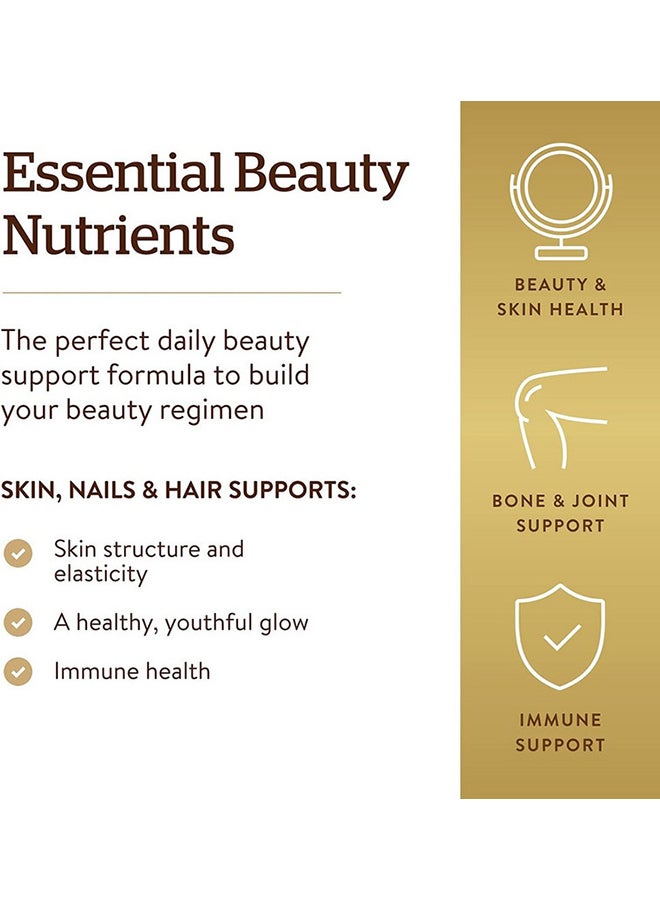 Solgar Skin, Nails And Hair Dietary Supplement - 60 Tablets - Image 2