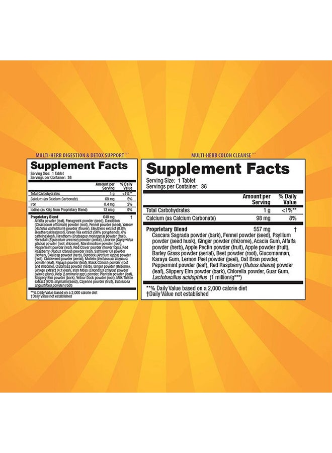 Nature's Secret Pack Of 2 7-Day Ultimate Cleanse - 72 Tablets  - Image 3