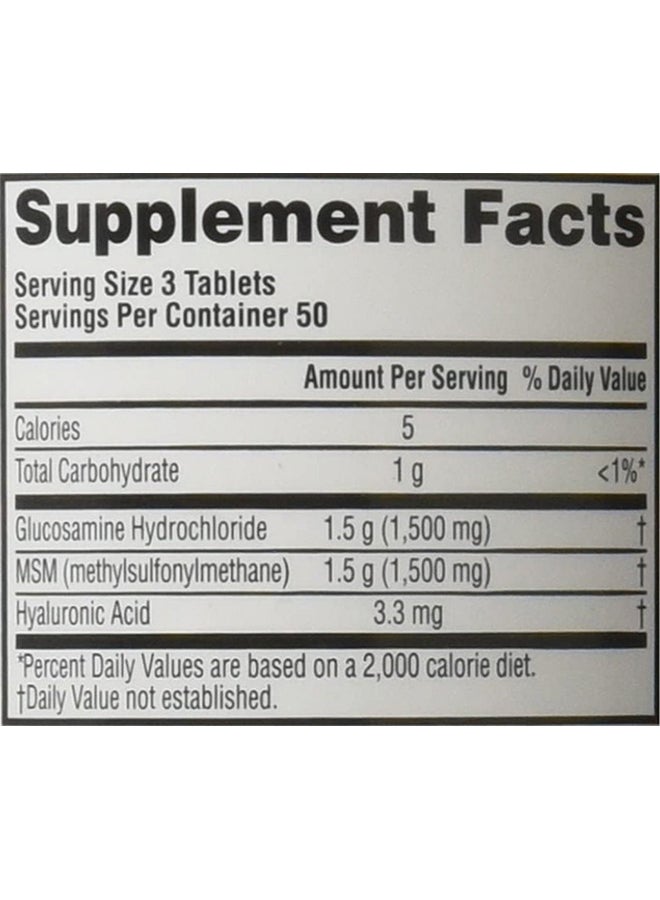 Glucosamine Plus MSM Joint Care Supplement - 150 Tablets - v1647351029/N37777424A_3