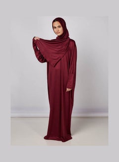 Printed Maxi Isdal Darkred