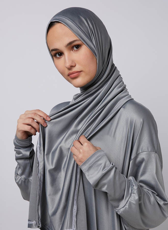 ARTLOOK - Printed Maxi Isdal Gray - Image 1