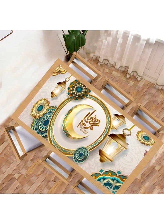 Tablecloth, Ramadan design, cream, 80*135 cm Multicolour 80x135cm