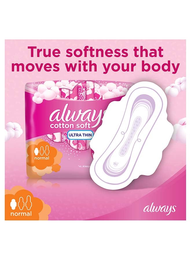 Always - Pads Ultra Thin Cottony Soft Large With Wings Normal - Image 1