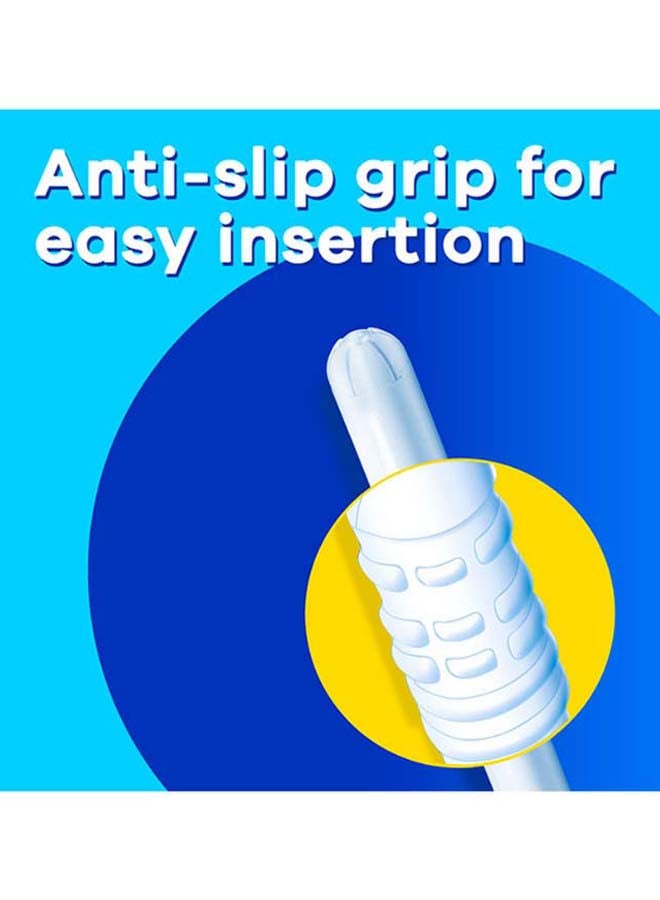 Tampax - Cardboard Applicator Tampons Super Absorbency 12 Count - Image 1