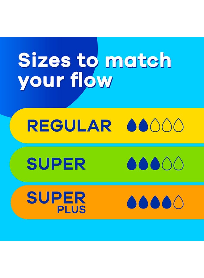 Tampax - Cardboard Applicator Tampons Super Absorbency 12 Count - Image 1