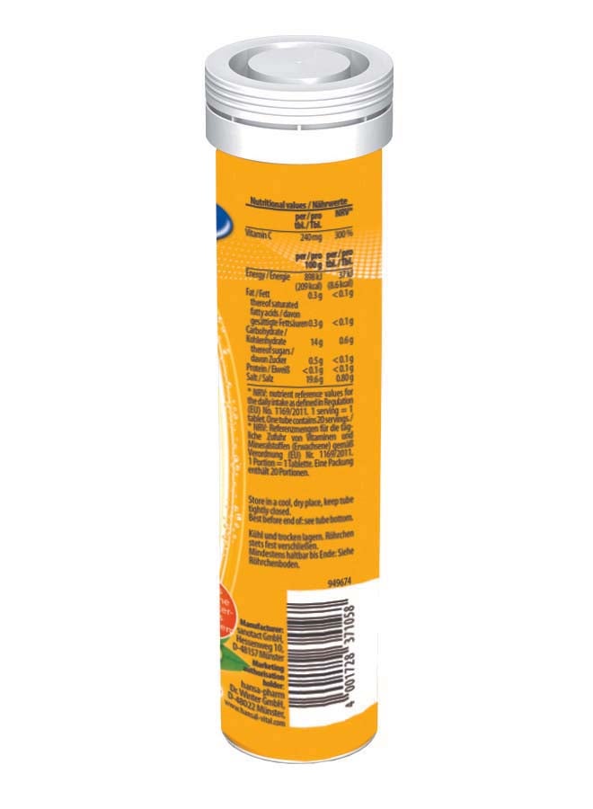 Hansal - Vitamin C 82 G20 Effervescent Tablets - Image 1