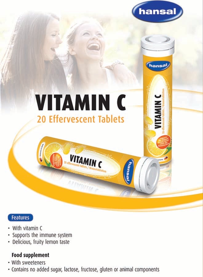 Hansal - Vitamin C 82 G20 Effervescent Tablets - Image 1