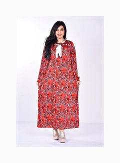 Nightgown Long Sleeves With Pattern Multicolour