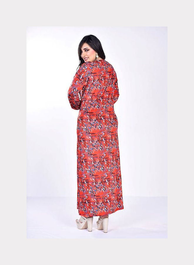 Caesar - Nightgown Long Sleeves With Pattern Multicolour - Image 1
