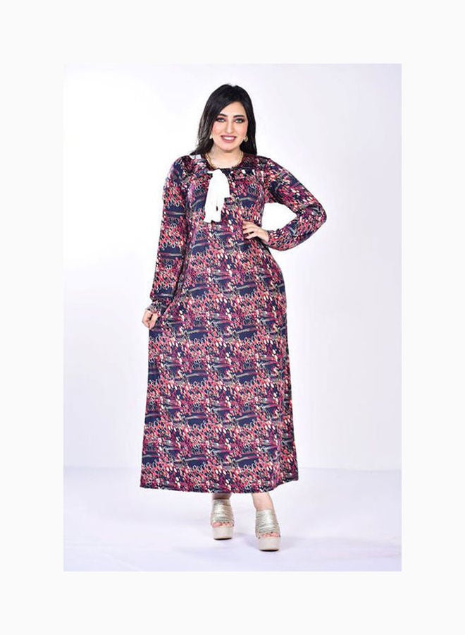 Caesar - Nightgown Long Sleeves With Pattern Multicolour - Image 1