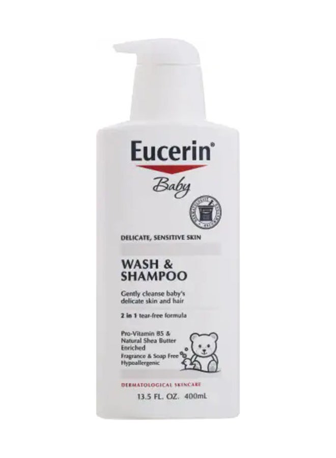Eucerin - 2-In-1 Tear Free Formula Wash And Shampoo - Image 1