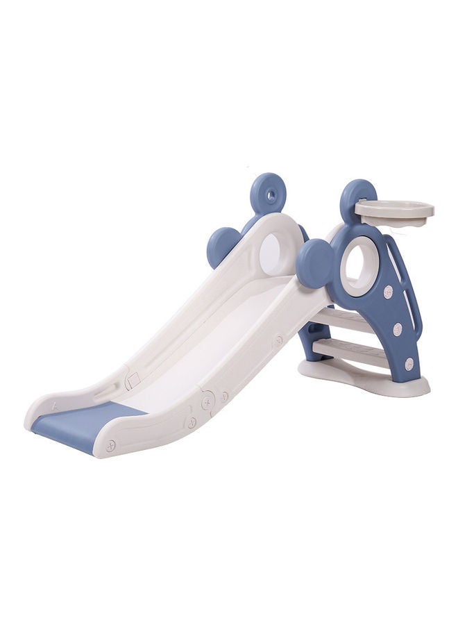 يلا جوي زحلوقة للأطفال الصغار مع لعبة كرة السلة مقاس 125 × 66 × 33 سم 125 x 66 x 33سم - Image 1