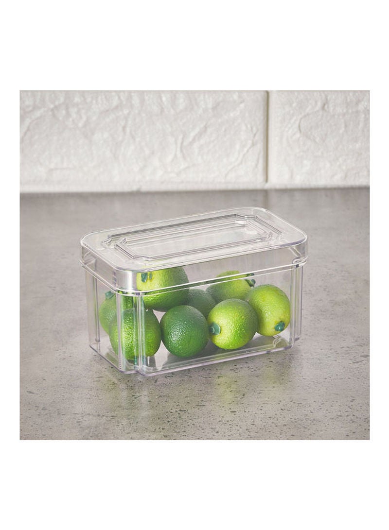 Home Box Kitchen and Fridge Organizer with Lid Clear  - Image 3