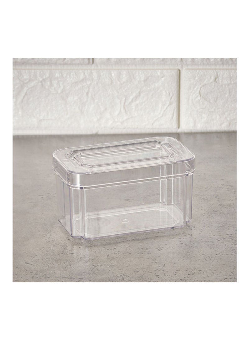 Home Box Kitchen and Fridge Organizer with Lid Clear  - Image 4