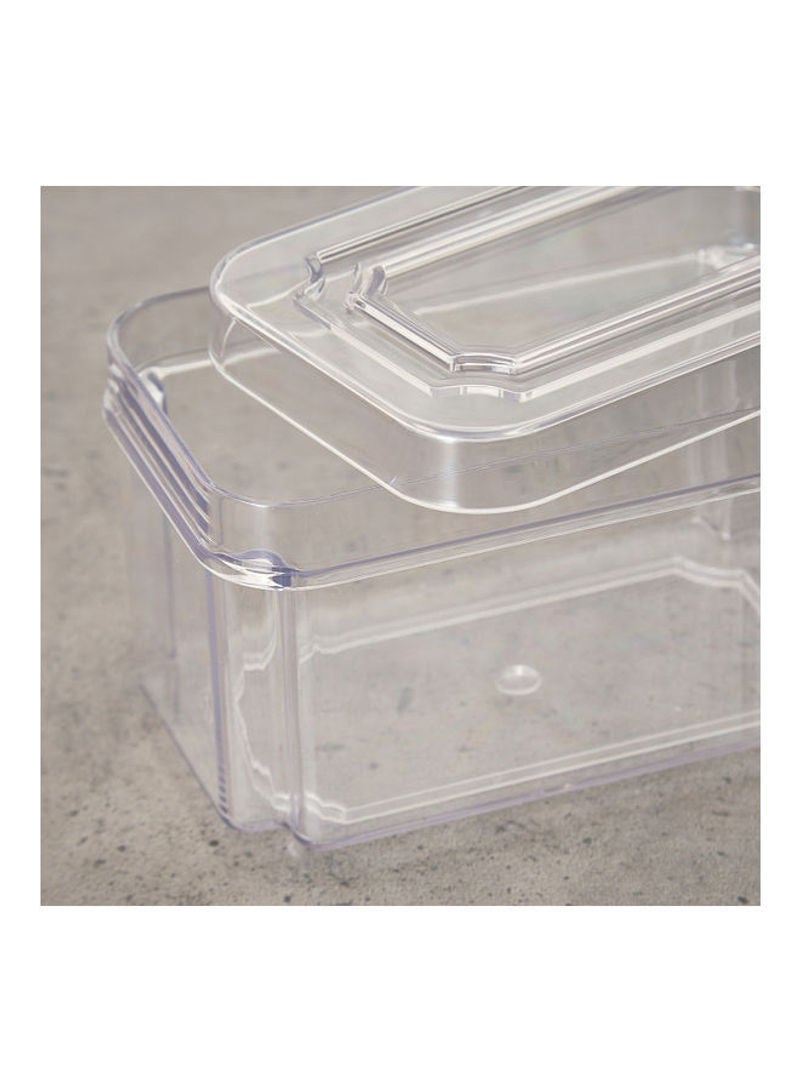 Home Box Kitchen and Fridge Organizer with Lid Clear  - Image 5