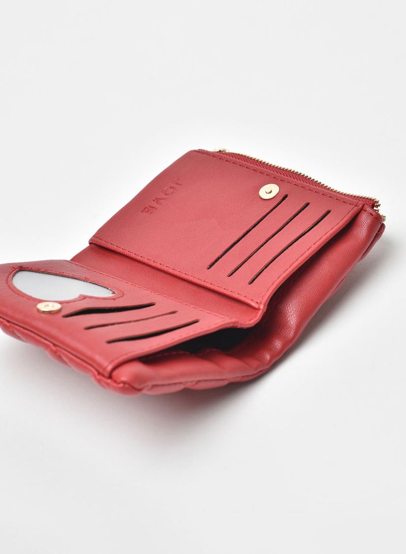 Jove - Trendy PU Women's Fashionable Clutch Red - Image 1